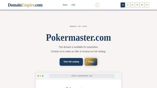 PokerMaster casino screenshot